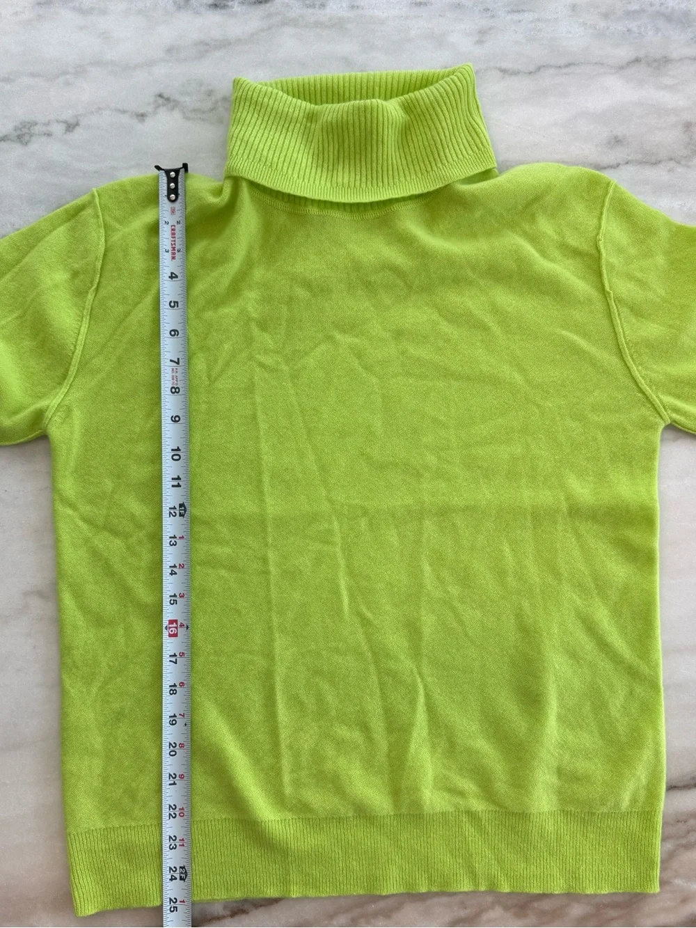 Free People 100% Cashmere Sweater Lime Punch Women Size S